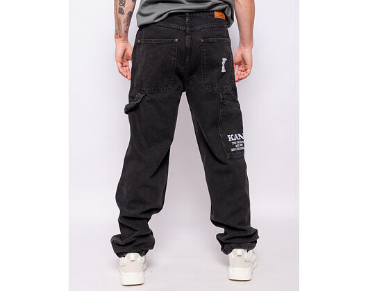 Hose Karl Kani - Retro Baggy Workwear Denim - vintage black