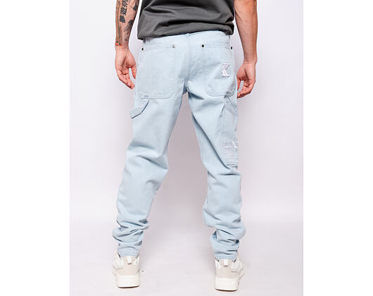 Hose Karl Kani - KK Retro Tapered Workwear Denim bleached blue