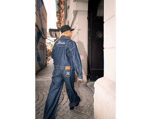 Damenhose New Era - MLB Wide Leg Denim Pant - NY Yankees - Indigo