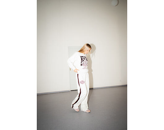 Damen Trainerhose New Era - Crest Sweatpants - Heather Grey