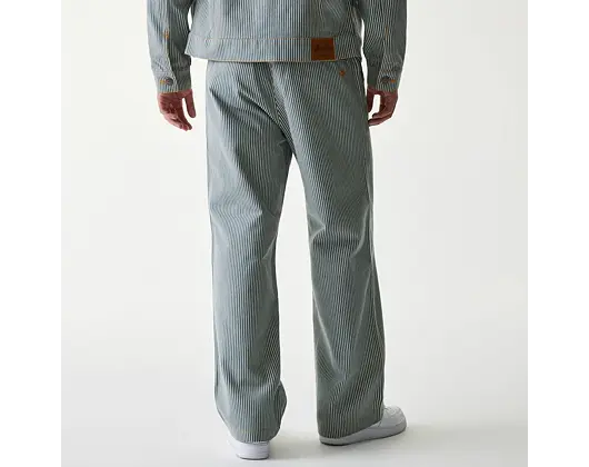 Hose New Era - Branded Pinstripe Pants - Rich Denim