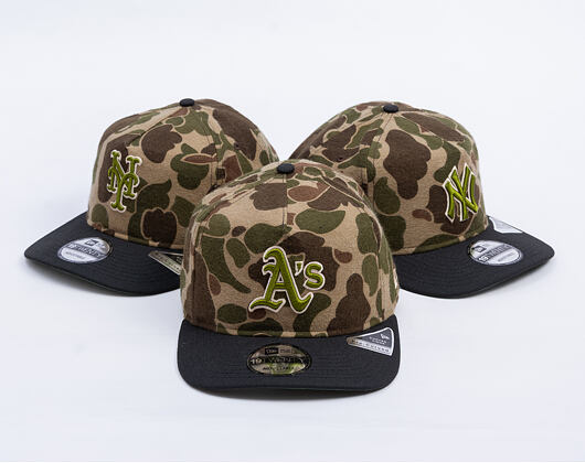 Kappe New Era "Three Looms × MLB Wool Duck Camo" 19TWENTY - Oakland Athletics