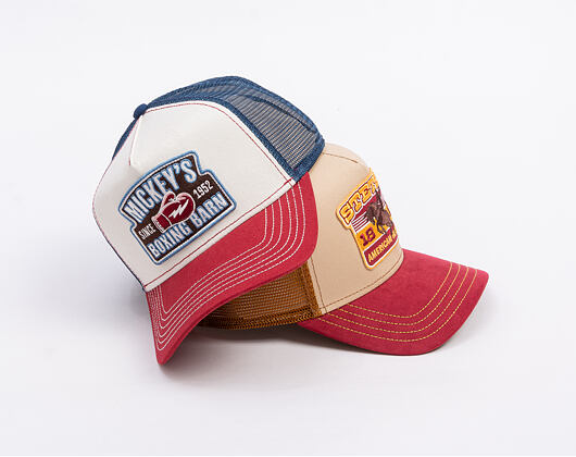 Kappe Stetson - Trucker Cap Boxing Barn by JJ Hats - Wine/White