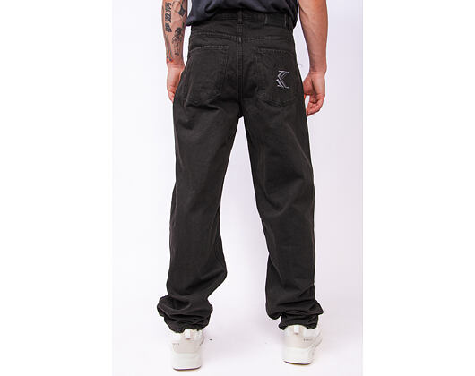 Hose Karl Kani - OG K Washed Straight Leg Jeans - Black
