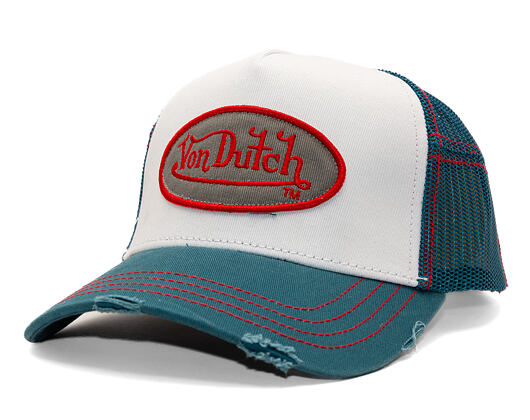 Kappe Von Dutch - Trucker - Abgenutzt Weiß/Blau