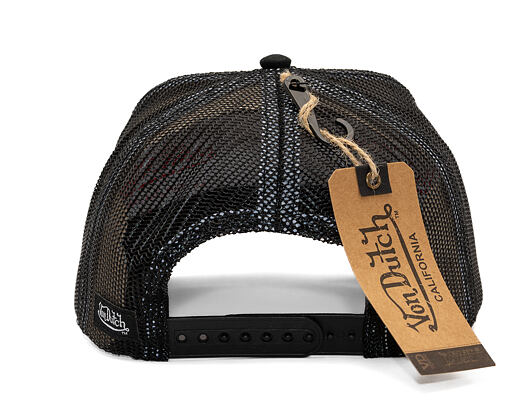 Kappi Von Dutch - Trucker - Eye Out Logo - Weiß/Schwarz