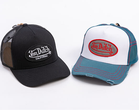 Kappe Von Dutch - Trucker - Abgenutzt Weiß/Blau