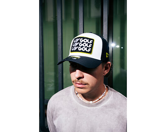 Basecap New Era - LIV Golf 9FORTY A-Frame - LIV Logo - White