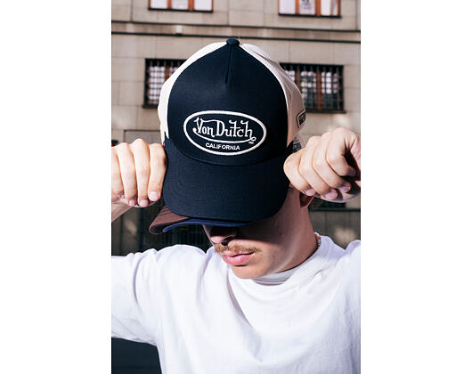 Kappe Von Dutch - Trucker - Flag - Black/White