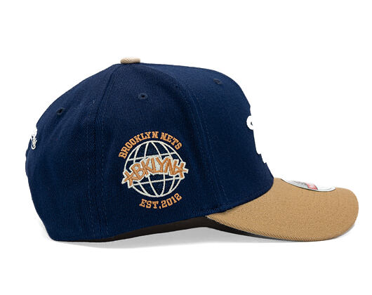 Kappe Mitchell & Ness - Sand Storm Classic Red - Brooklyn Nets - Navy/Sand