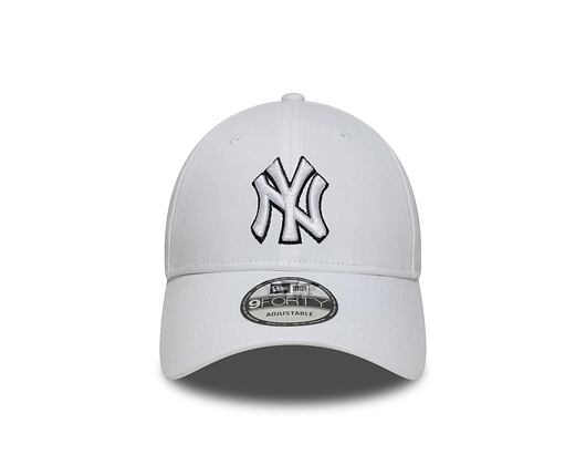 Kappe New Era - MLB Outline 9FORTY - NY Yankees - White