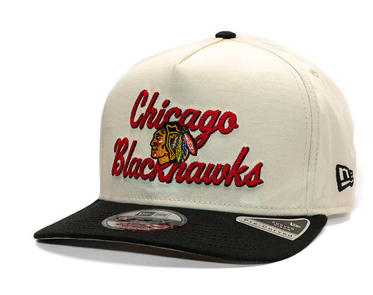 Basecap New Era - NHL Chainstitch 9FIFTY A-Frame - Chicago Blackhawks - Chrome White