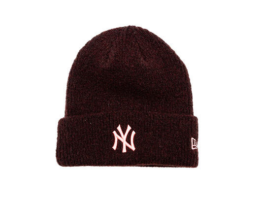 Damen Mütze New Era - MLB Wide Cuff Beanie - NY Yankees - Burgundy / Royal