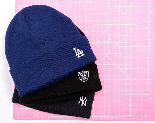Mütze New Era - MLB Mini Logo Cuff Beanie - LA Dodgers - Dark Royal