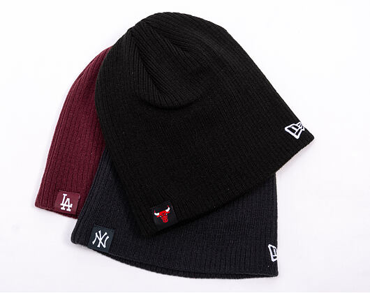 Mütze New Era - MLB Essential Skully Beanie - LA Dodgers - Burgundy