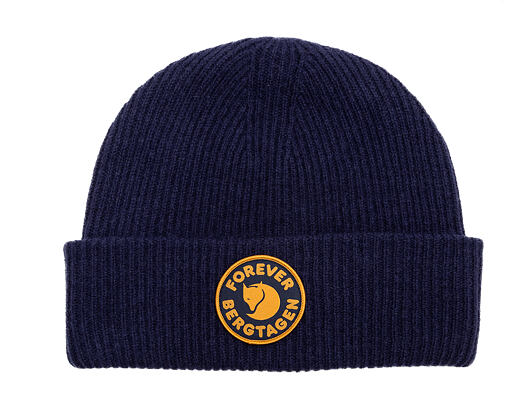 Mütze Fjällräven - Bergtagen Forever Wool Beanie - Dark Navy
