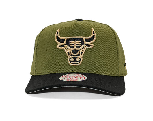 Kappe Mitchell & Ness - NBA Core Iv Pro  Bulls - Chicago Bulls - OLIVE-BLACK