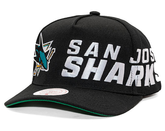 Kappe Mitchell & Ness - NHL Busted Pro - San Jose Sharks - Black