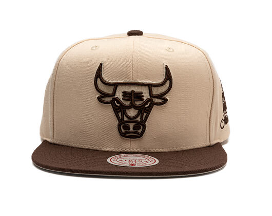Kappe Mitchell & Ness - NBA Fashion Basic 2T Snapback - Chicago Bulls - Cream