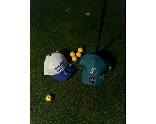 Basecap New Era - LIV Golf 9SEVENTY Stretch-Snap Wordmark - Smash - Cream