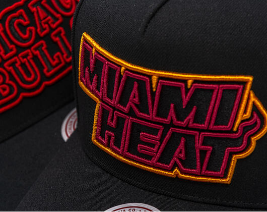 Kappe Mitchell & Ness - NBA Class Act Pro - Miami Heat - Black