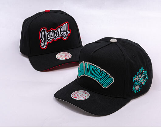 Kappe Mitchell & Ness - NBA Class Act Pro HWC - San Antonio Spurs - Black
