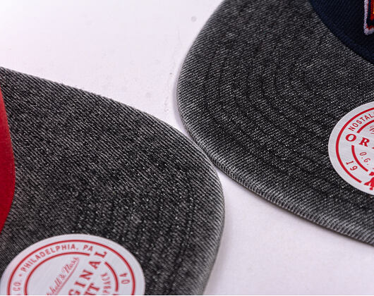 Kappe Mitchell & Ness - NBA Denim Patchwork - Chicago Bulls - Red