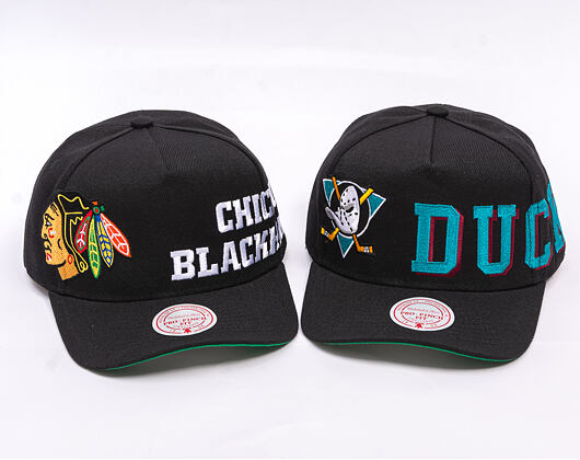 Kappe Mitchell & Ness - NHL Busted Pro - Chicago Blackhawks - Black