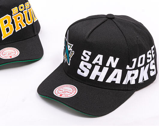 Kappe Mitchell & Ness - NHL Busted Pro - San Jose Sharks - Black
