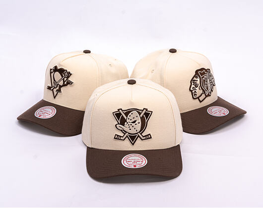 Kappe Mitchell & Ness - NHL Fashion Basic 2T Pro Vntg - Anaheim Ducks - Cream