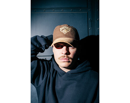 Kappe Mitchell & Ness - NBA Lux Chain Strapback - New York Knicks - Brown