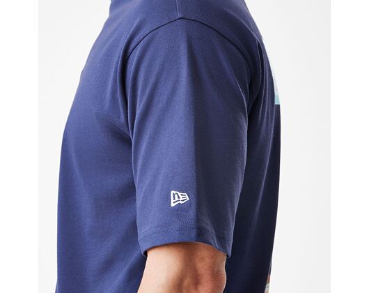 T-Shirt New Era - Branded Location Oversized Tee - Navy