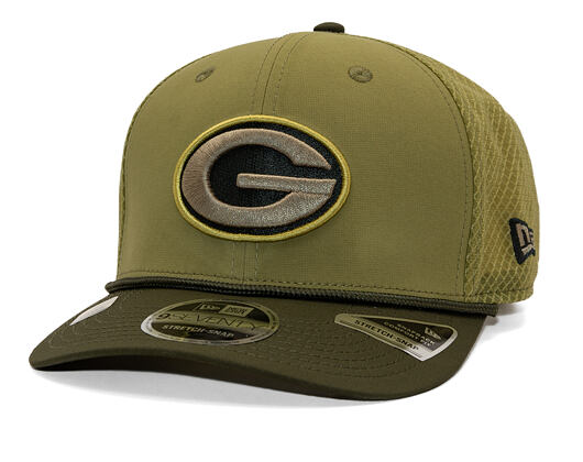 Kappe New Era - NFL25 "Salute to Service" - 9SEVENTY Stretch-Snap  Bay Packers 