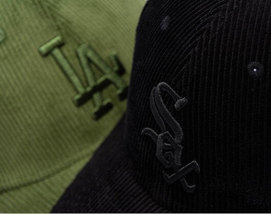 Kappe New Era - MLB Cord 9FORTY M-Crown - Chicago White Sox - Black