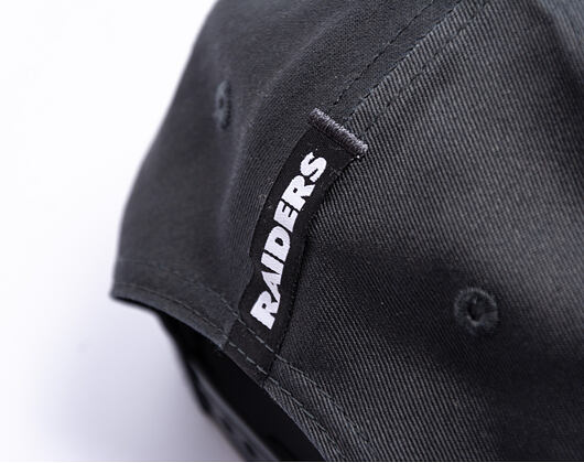 Kappe New Era - NFL Charcoal Drop 9FORTY A-Frame - LAs Vegas Raiders - Steel Clouds / Black
