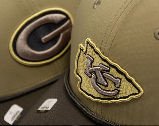 Kappe New Era - NFL25 "Salute to Service" - 9SEVENTY Stretch-Snap - Kansas City Chiefs 