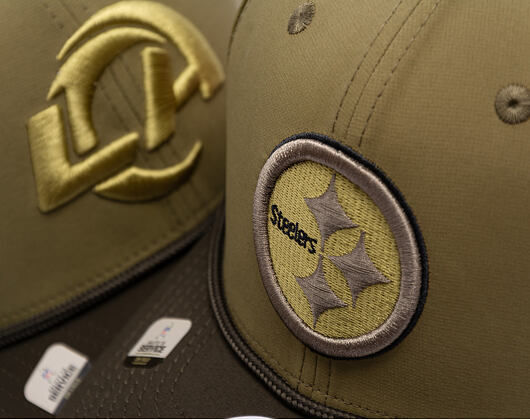 Kappe New Era - NFL25 "Salute to Service" - 9SEVENTY Stretch-Snap - Pittsburgh Steelers 
