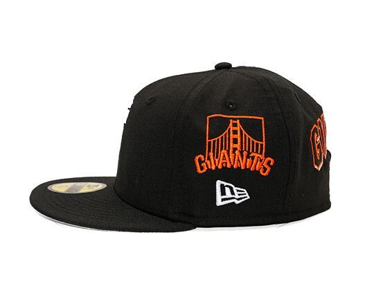 Kappe New Era - MLB "Image Drop" ALL OVER 59FIFTY - San Francisco Giants - Black