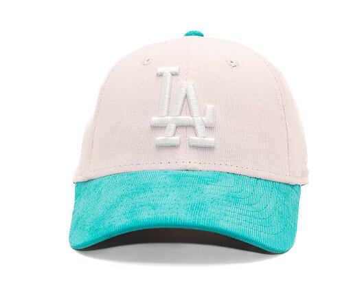 Kinder Kappe New Era - MLB Kids Cord 9FORTY - LA Dodgers - Light Pink / Mint