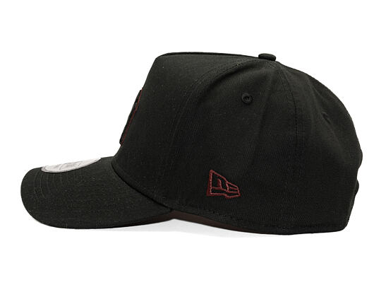 Kappe New Era - MLB Team Outline 9FORTY A-Frame - NY Yankees - Black / Burgundy