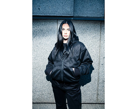 Jacke New Era - NBA Suede Hooded Jacket - LA LAkers - Black