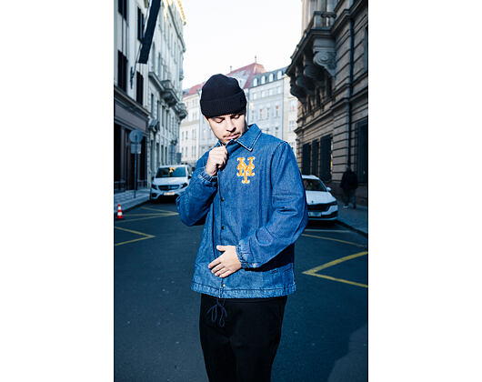 Jacke New Era - MLB Denim Coach Jacket - NY Mets - Denim