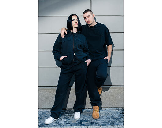 Pullover New Era - Branded Washed Full-Zip Hoody - Black