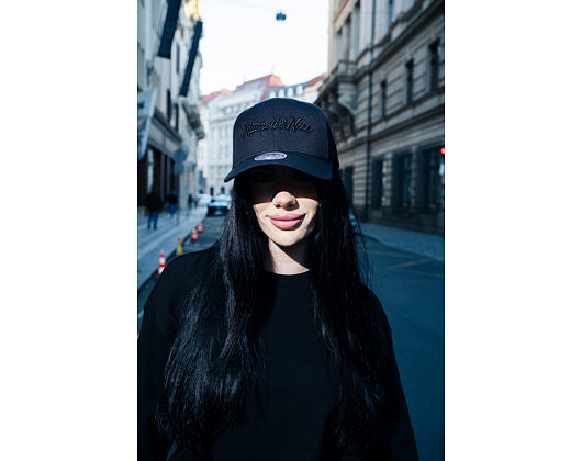 Kappe Mitchell & Ness - Branded Pinscript Classic Red - Black / Black