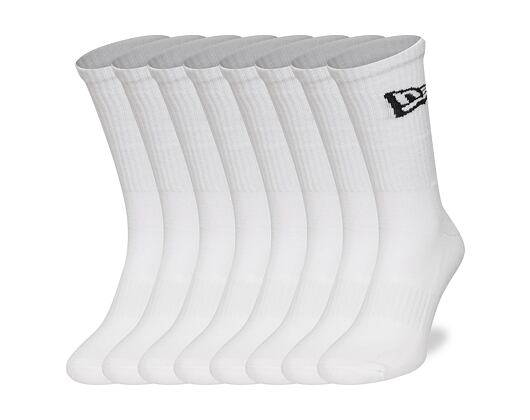 Socken New Era - Flag Crew 6pk - White