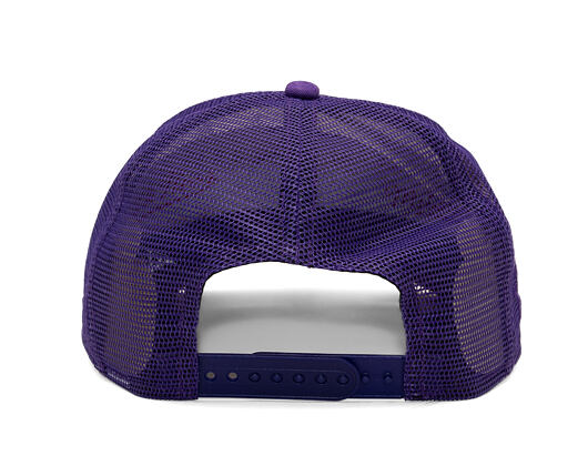 Kappe New Era - NBA Side Patch 9FORTY - A-Frame Trucker - LA Lakers - Purple