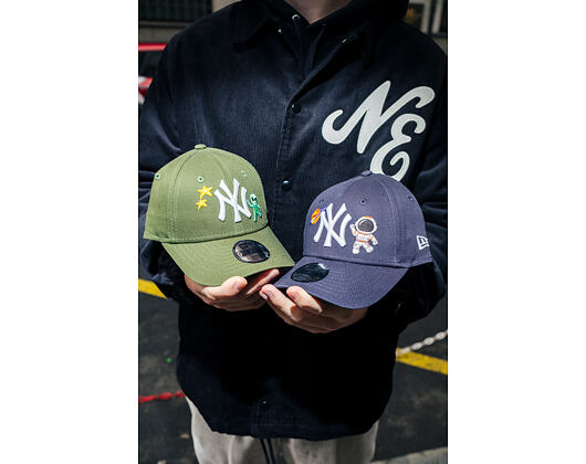 Kinder Kappe New Era - MLB Kids Space Icon 9FORTY - NY Yankees - Rifle Green