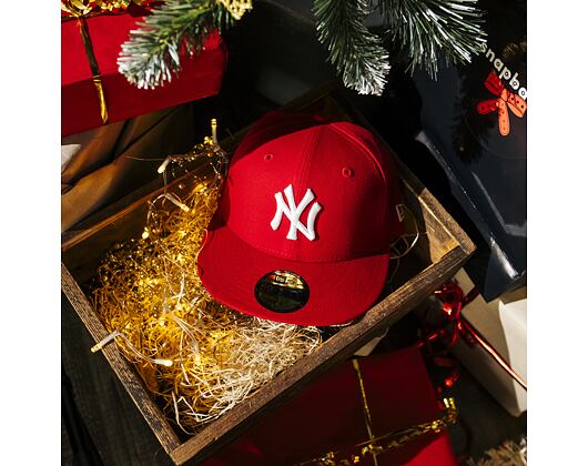 Kappe New Era - MLB Basic 59FIFTY - NY Yankees - Scarlet / White