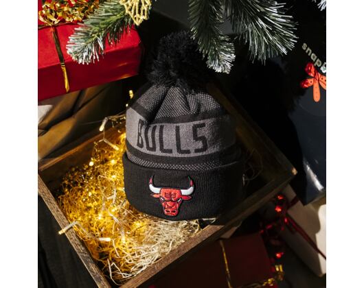 Mütze New Era - Knit Medium NBA Jake Cuff Beanie - Chicago Bulls - Grey