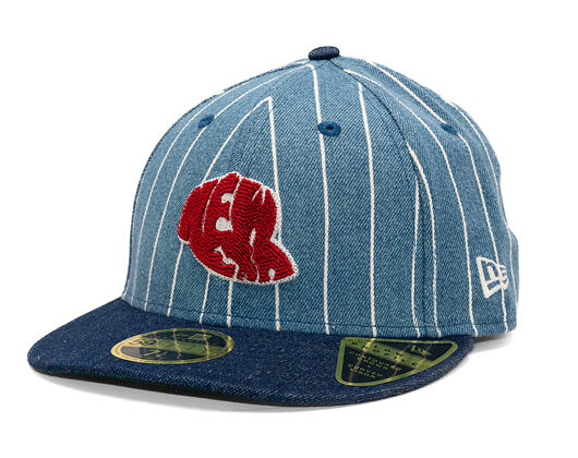 Kappe New Era - 59FIFTY Low Profile Day - Pinstripe Denim Indigo